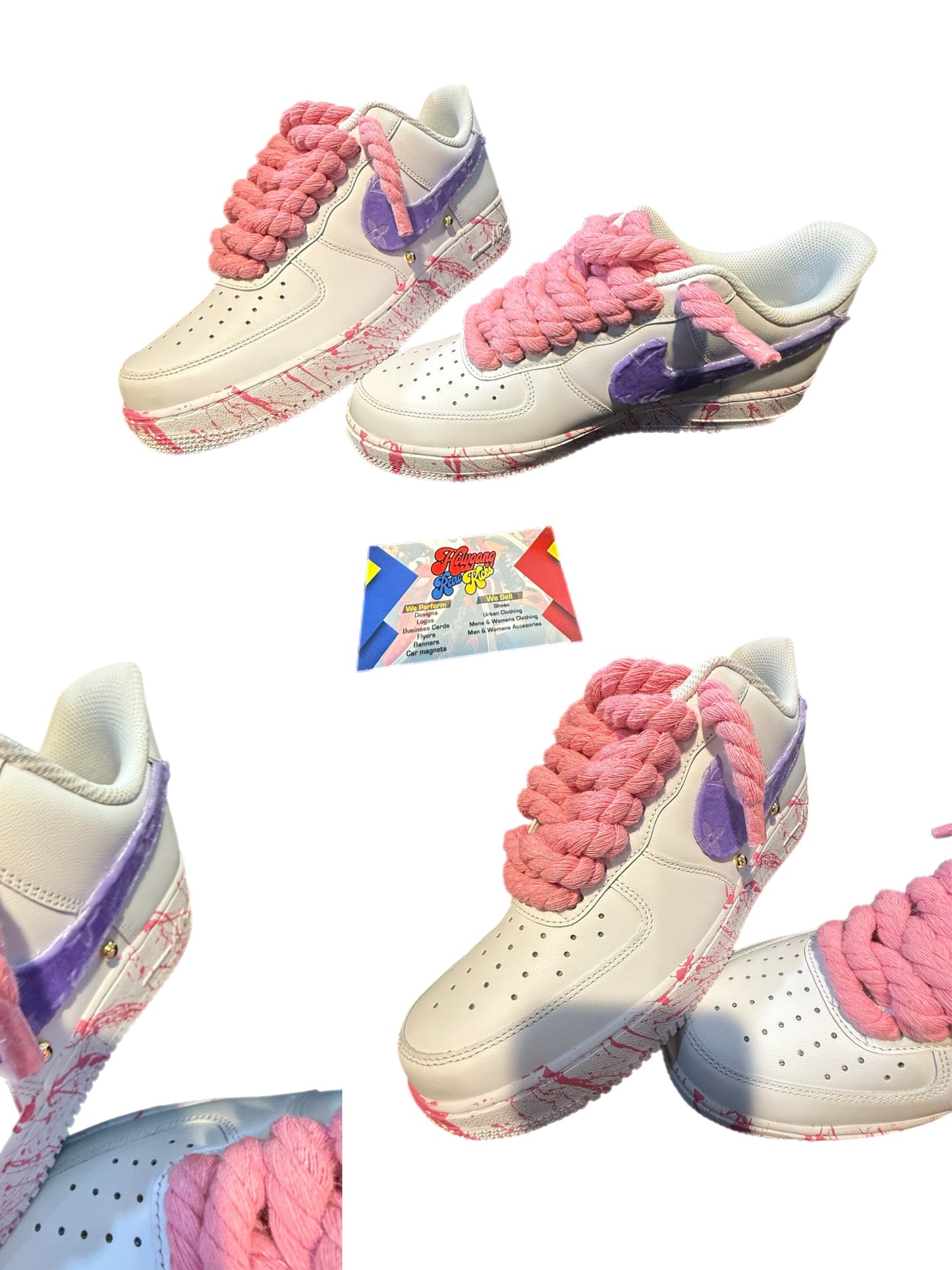 Nike AF 1 Custom By Holygang Retro Kicks Size 9.5M 11W